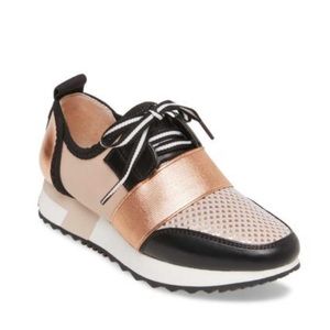 Steve Madden Rose Gold Arctic Cutout Sneakers